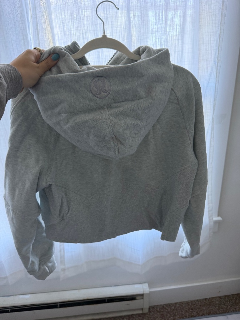 Lululemon Full-Zip Cropped Scuba Hoodie